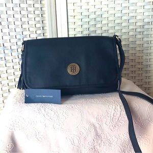 Tommy Hilfiger Black Hobo Bag